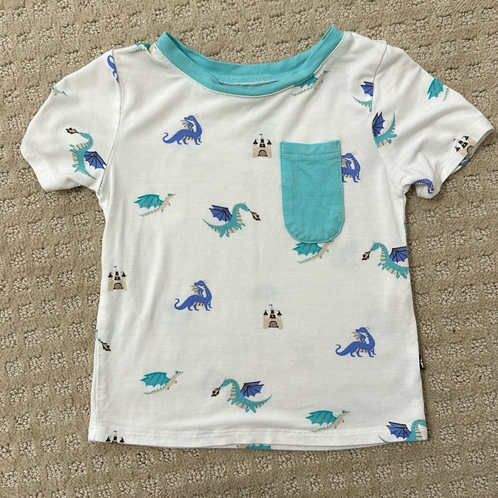Kyte Baby Dragon Crew Neck Tee 18-24m
